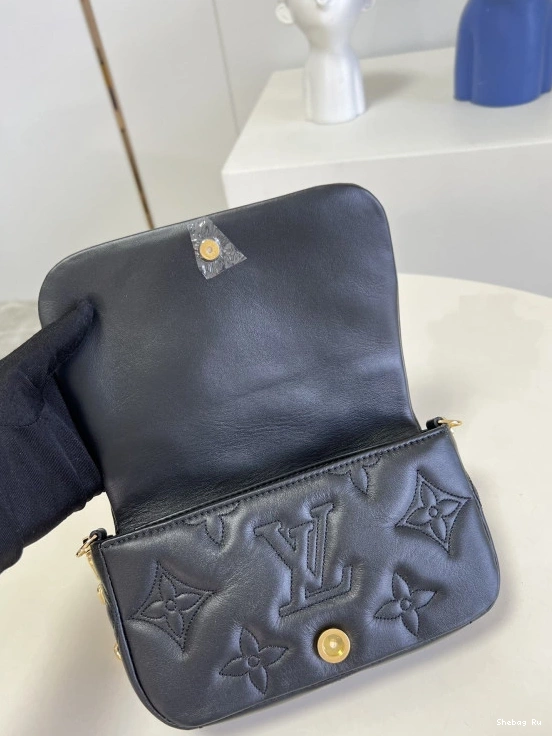 WALLET LOUIS BUBBLEGRAM VUITTON STRAP ON 0805